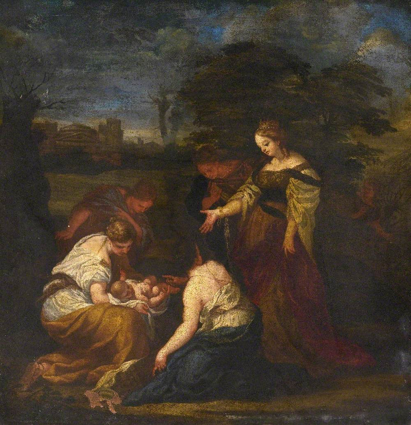 La scoperta di Mosè tra i giunchi - Pietro da Cortona