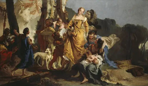 La scoperta di Mosè - Giovanni Battista Tiepolo
