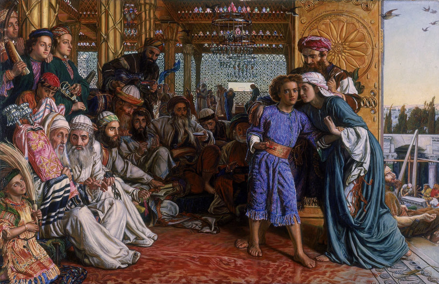 La Scoperta del Salvatore nel Tempio - William Holman Hunt