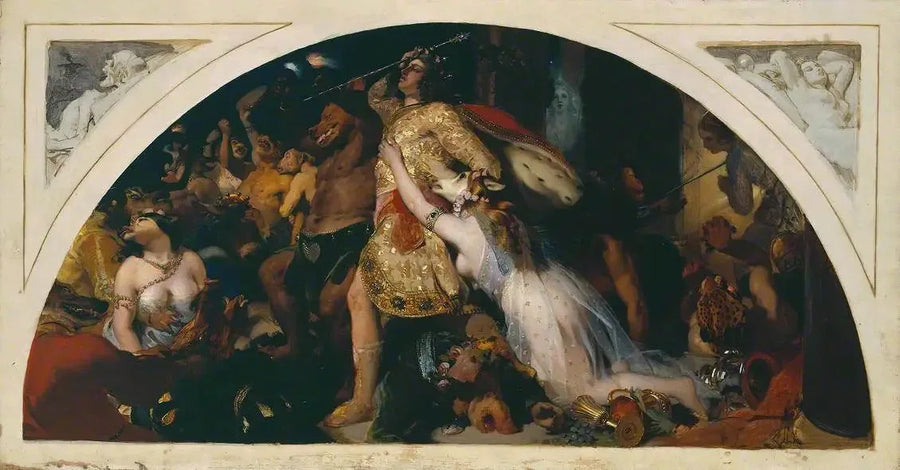 La sconfitta di Comus - Edwin Henry Landseer