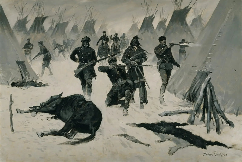 La sconfitta di Crazy Horse - Frederic Remington