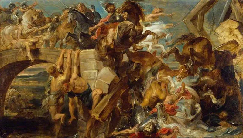 La sconfitta e la morte di Massenzio - Peter Paul Rubens