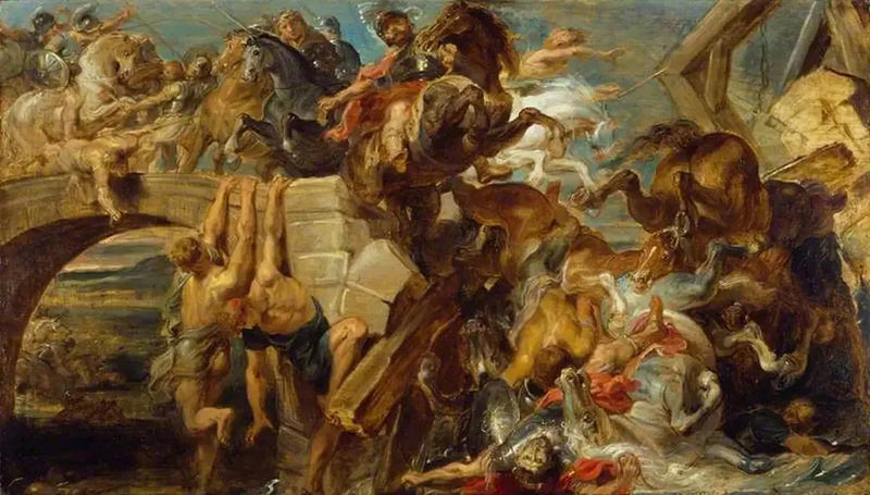 La sconfitta e la morte di Massenzio - Peter Paul Rubens