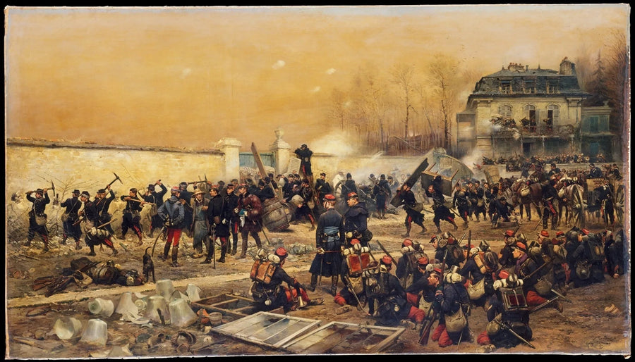La Défense di Champigny - Édouard Detaille