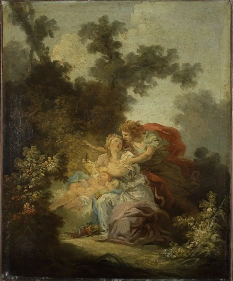 La difesa dell'Amore - Jean-Honoré Fragonard