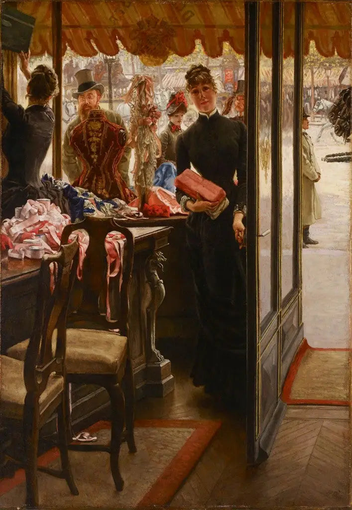 La Demoiselle del negozio - James Tissot