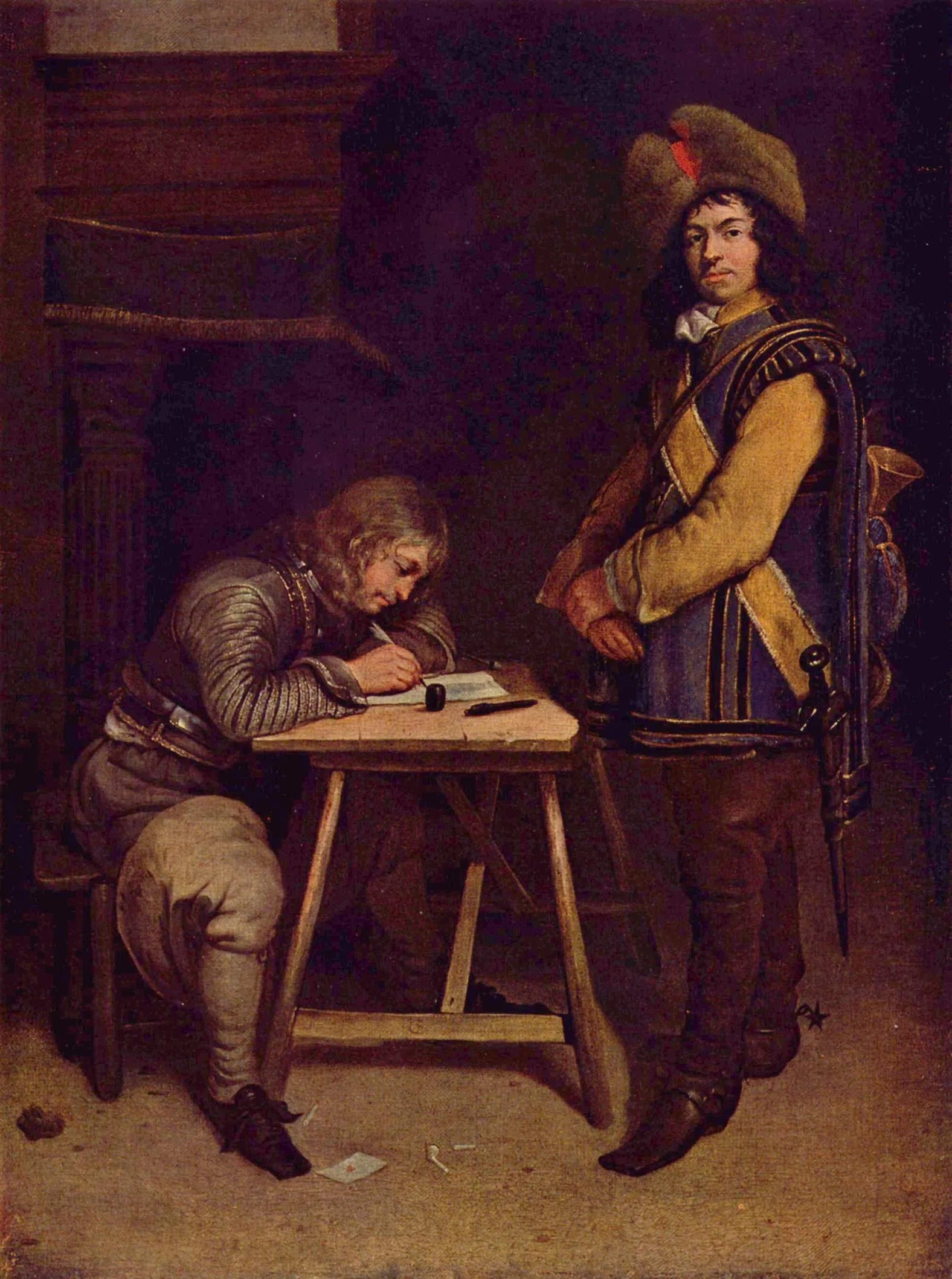 La Dépêche - Gerard ter Borch image 1 tableau peint à l’huile sur toile