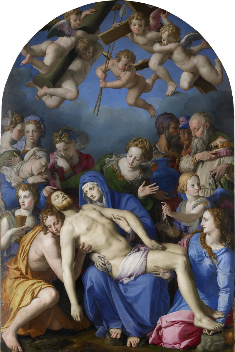 La Déploration sul Cristo morto - Bronzino