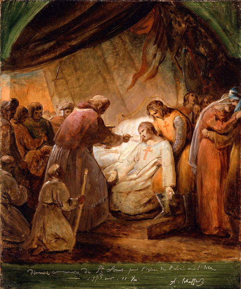 L'ultima comunione di san Luigi - Ary Scheffer