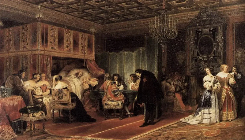 L'ultima malattia del cardinale Mazarin - Paul Delaroche