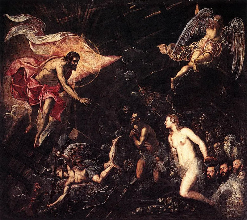 La discesa agli inferi - Jacopo Tintoretto