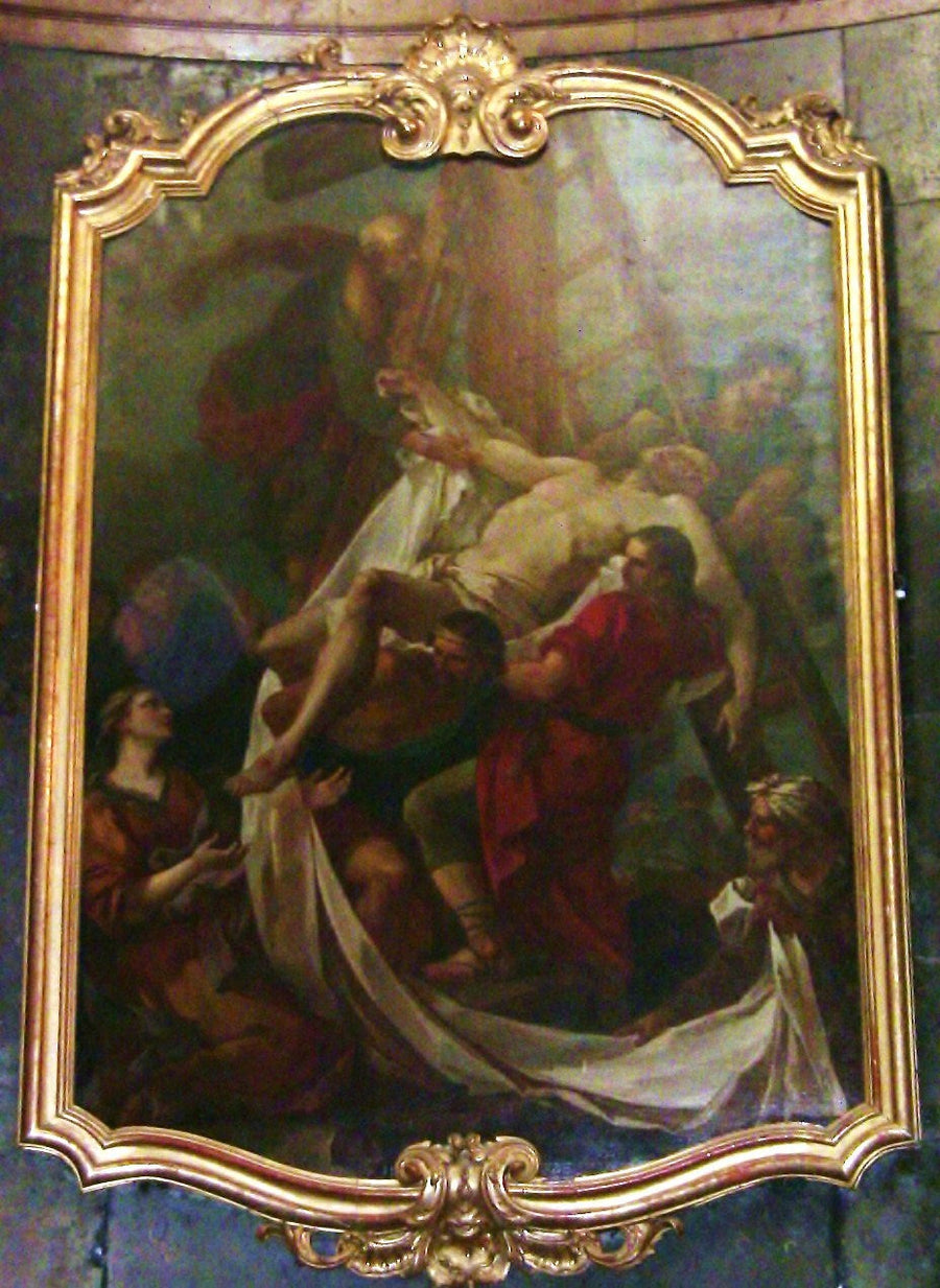 La Descente de Croix - Charles-Joseph Natoire image 1 tableau peint à l’huile sur toile