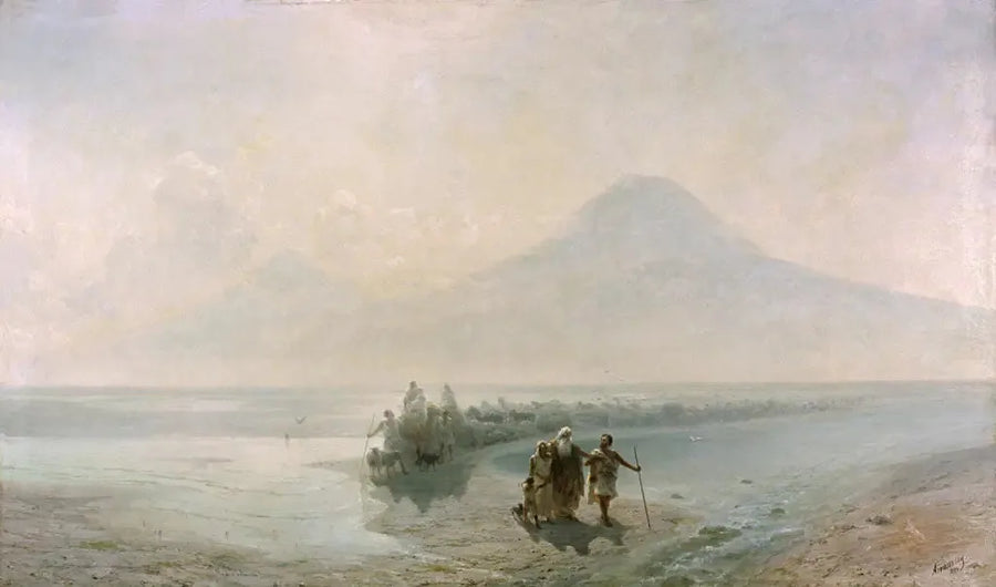 La Discesa di Noè dal monte Ararat - Ivan Aïvazovski