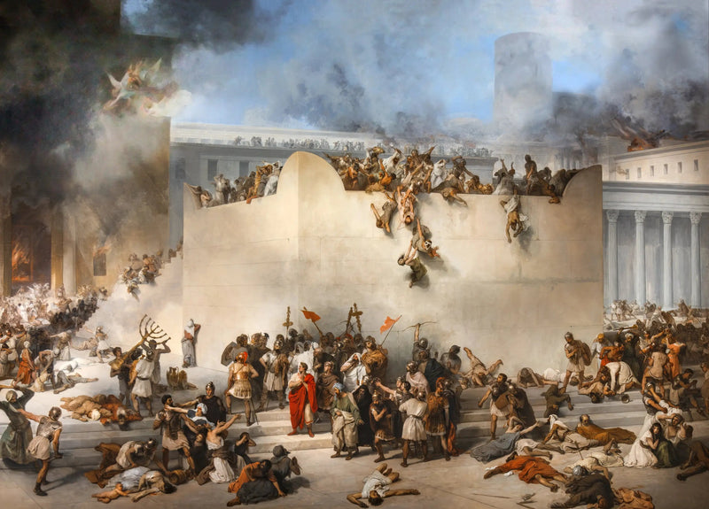 La distruzione del tempio di Gerusalemme - Francesco Hayez