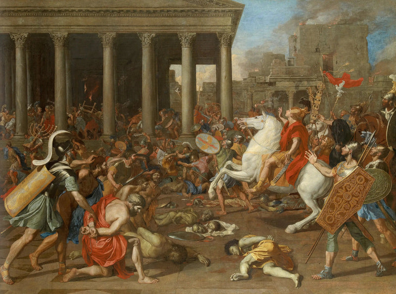 La Distruzione del tempio di Gerusalemme - Nicolas Poussin