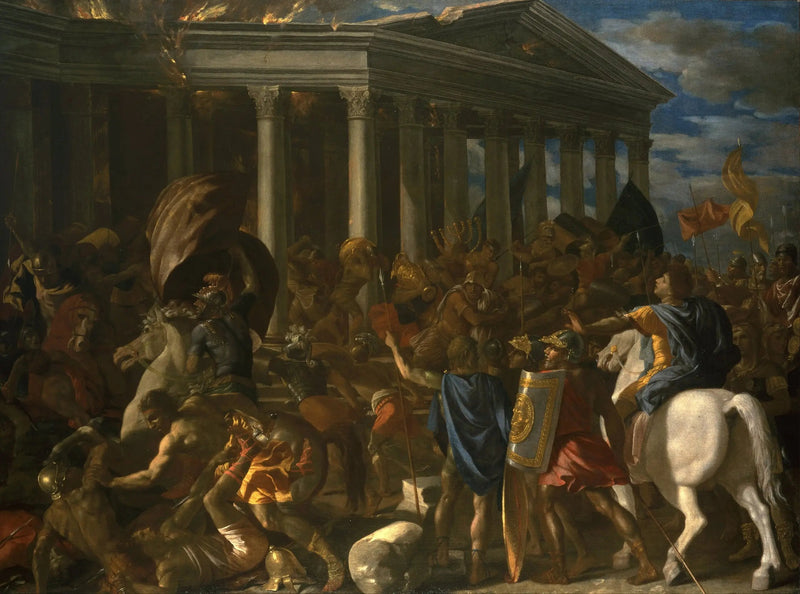 La Distruzione del tempio di Gerusalemme - Nicolas Poussin