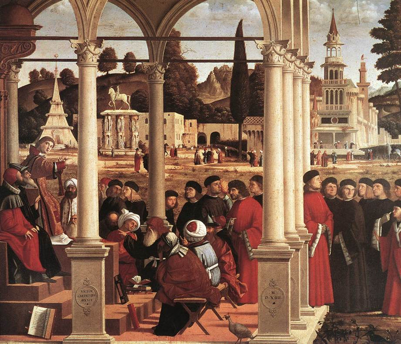 La disputa di San Etienne - Vittore Carpaccio