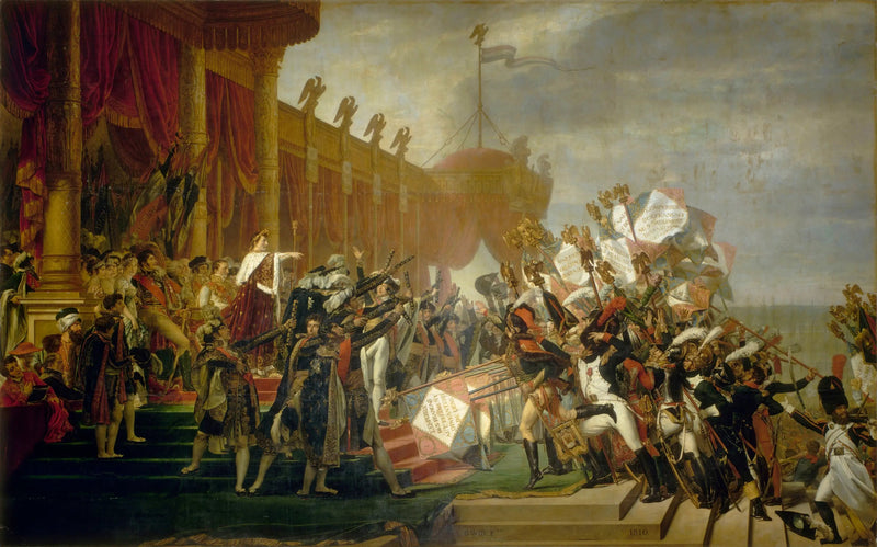 La Distribuzione delle aquile - Jacques-Louis David