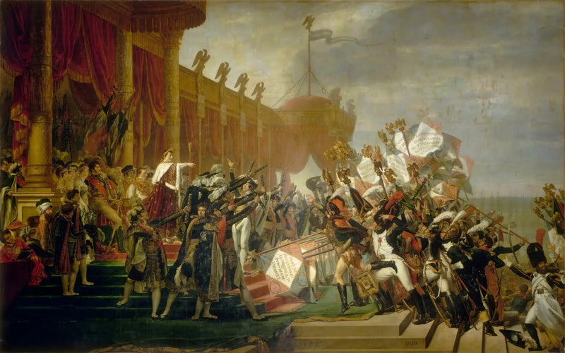 La Distribuzione delle aquile - Jacques-Louis David