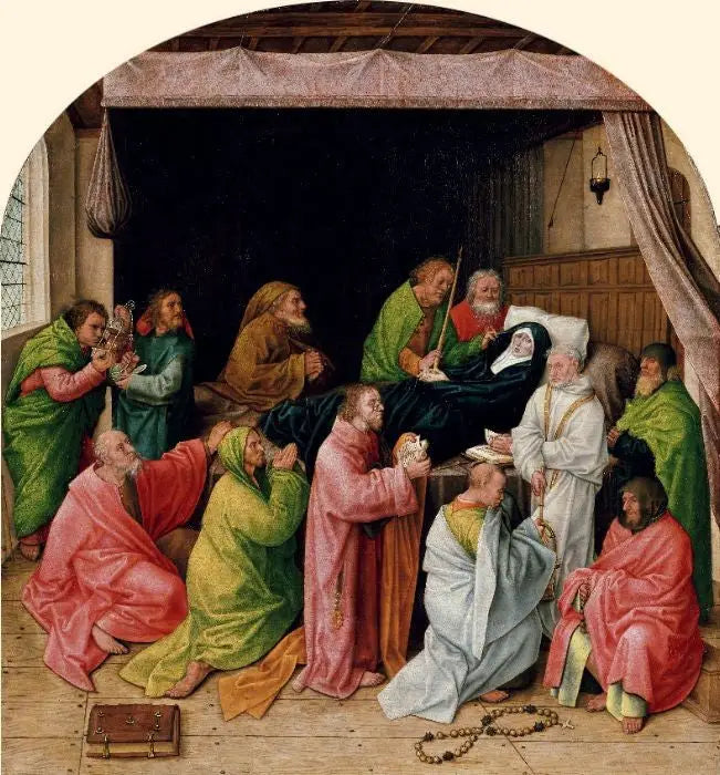 La Dormizione, ultimo quarto del XV secolo - Hugo van der Goes