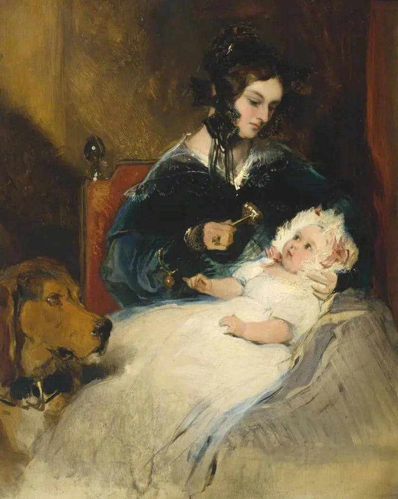La duchessa di Abercorn e suo figlio - Edwin Henry Landseer