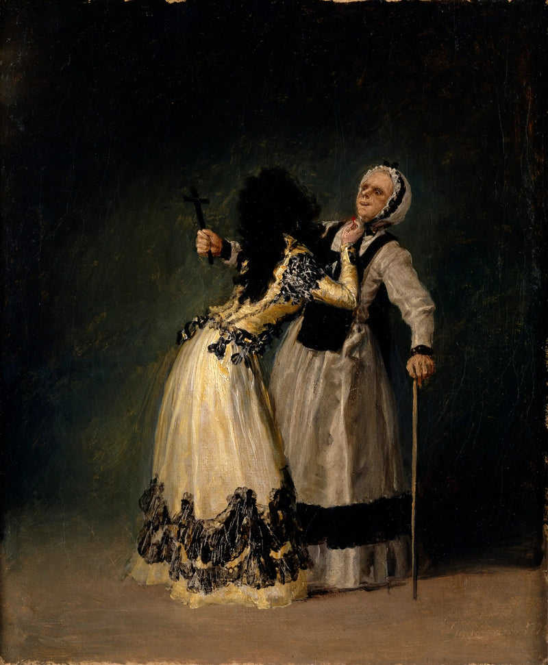 La duchessa d'Alba e la bigotta - Francisco de Goya