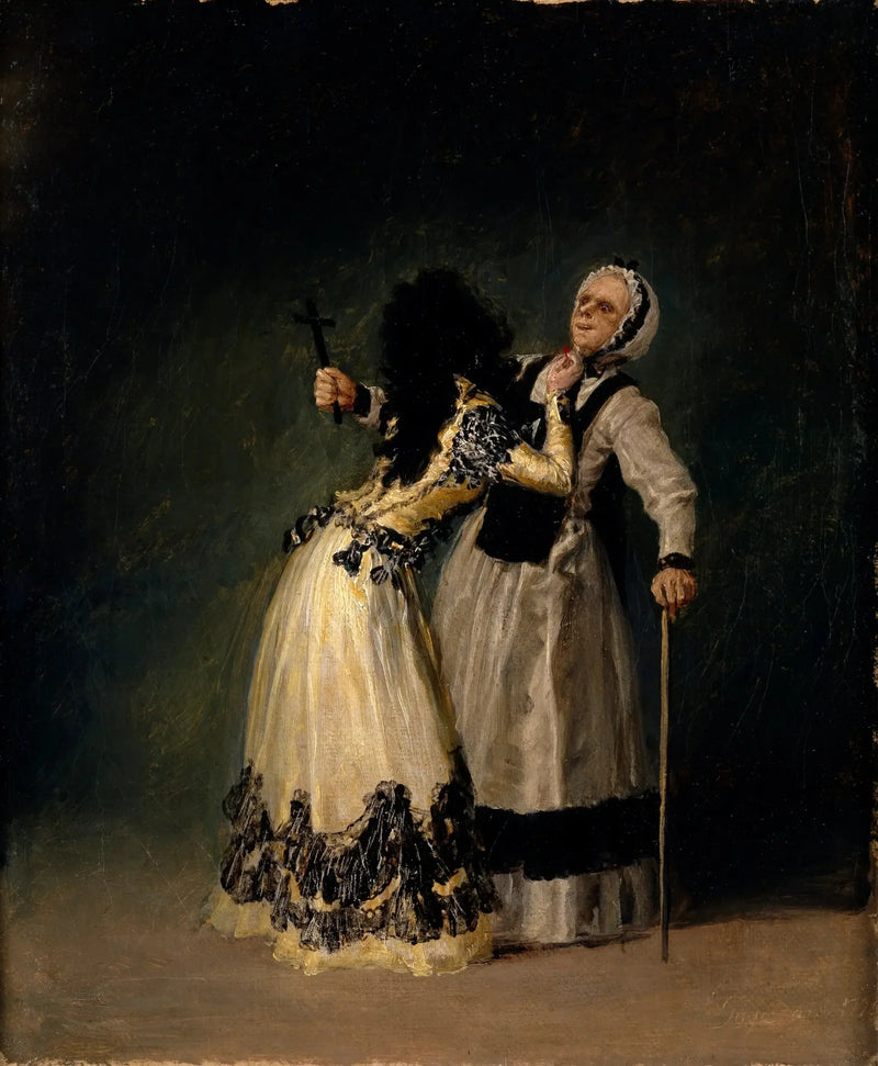 La duchessa d'Alba e la bigotta - Francisco de Goya