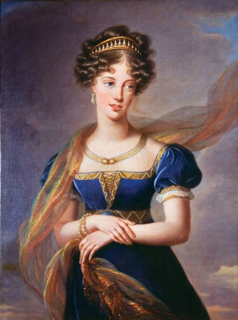 La duchessa di Berry in abito di velluto blu - Élisabeth Vigée Le Brun