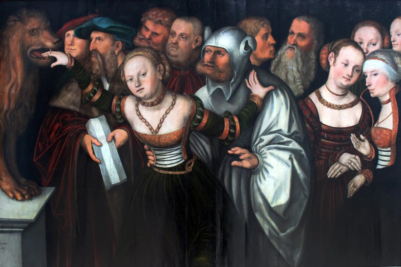 La favola della bocca della verità - Lucas Cranach il Vecchio