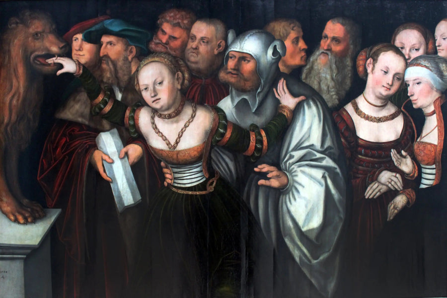 La favola della bocca della verità - Lucas Cranach il Vecchio