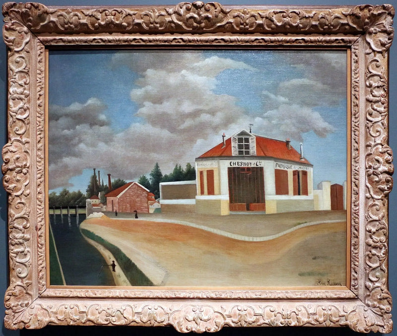 La Fabrique de sedie a Alfortville - Henri Rousseau