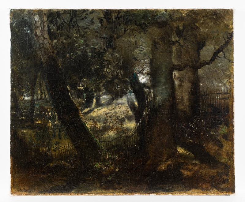 La fagianeria nella foresta di Compiègne - Théodore Rousseau