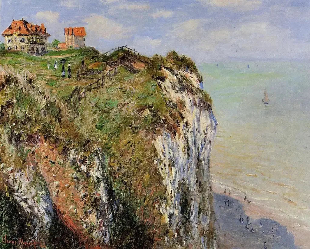 La Falaise à Dieppe - Claude Monet image 1 reproduction d’œuvre d’art à l’huile