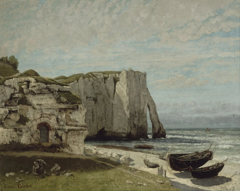 La Falaise d'Étretat dopo la tempesta - Gustave Courbet