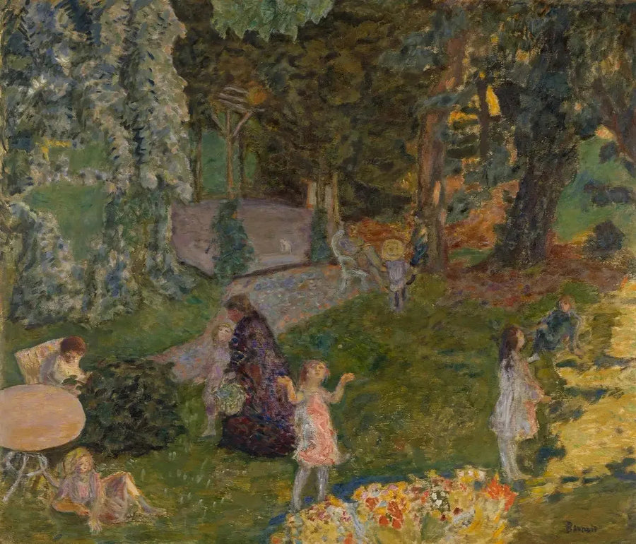 La Famiglia nel giardino. Grand Lemps - Pierre Bonnard