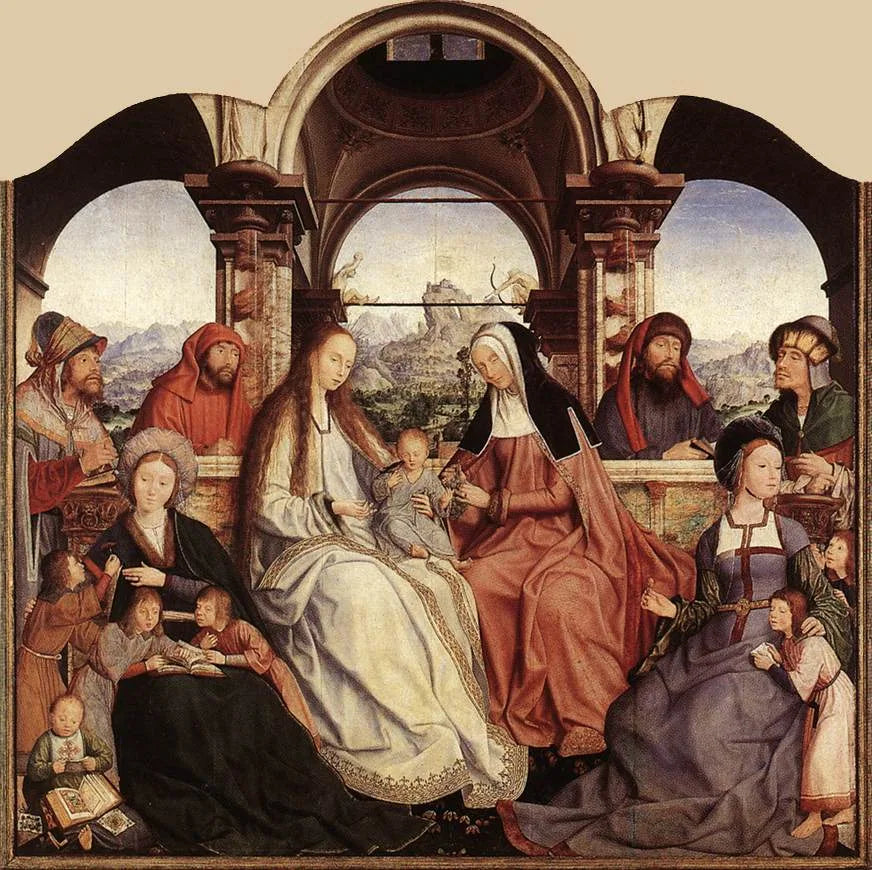 La Famiglia di Santa Anna - Quentin Metsys