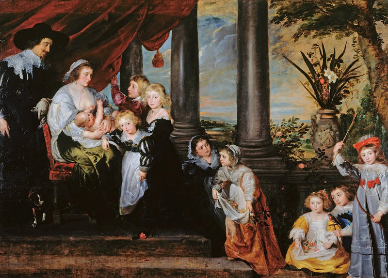 La famiglia di Sir Balthasar Gerbier - Peter Paul Rubens