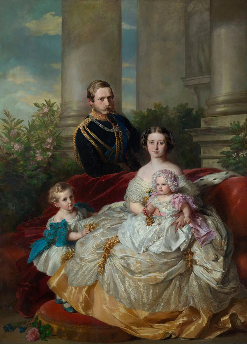La famiglia del principe ereditario e della principessa ereditiera Federico Guglielmo di Prussia - Franz Xaver Winterhalter