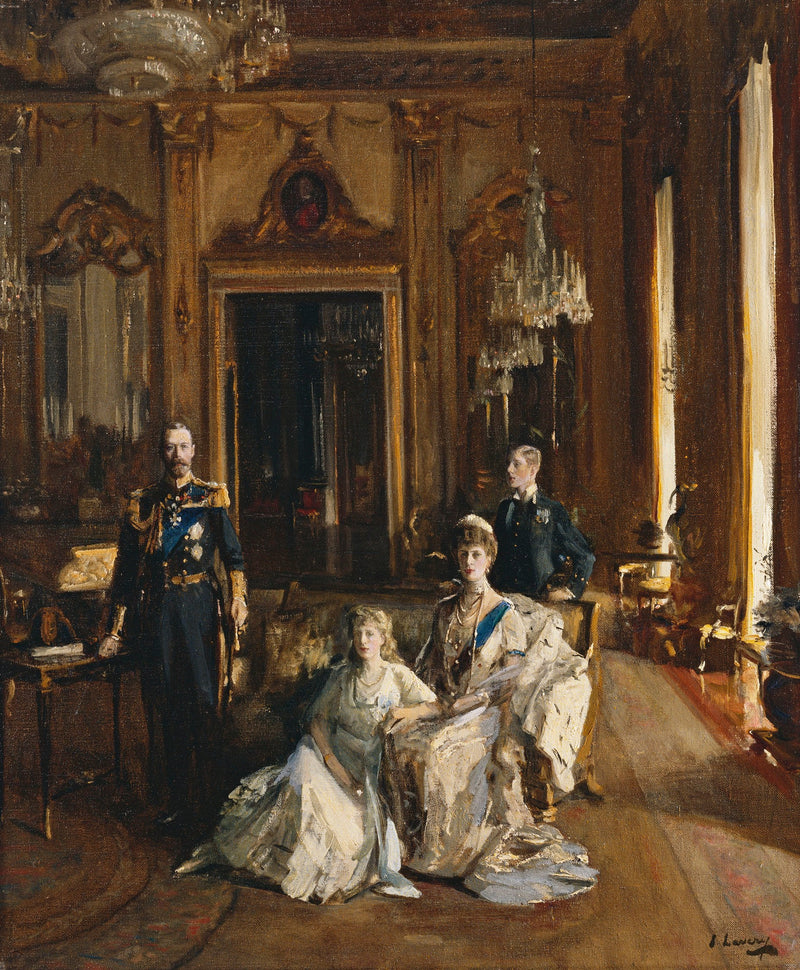 La famiglia di re Giorgio V - John Lavery
