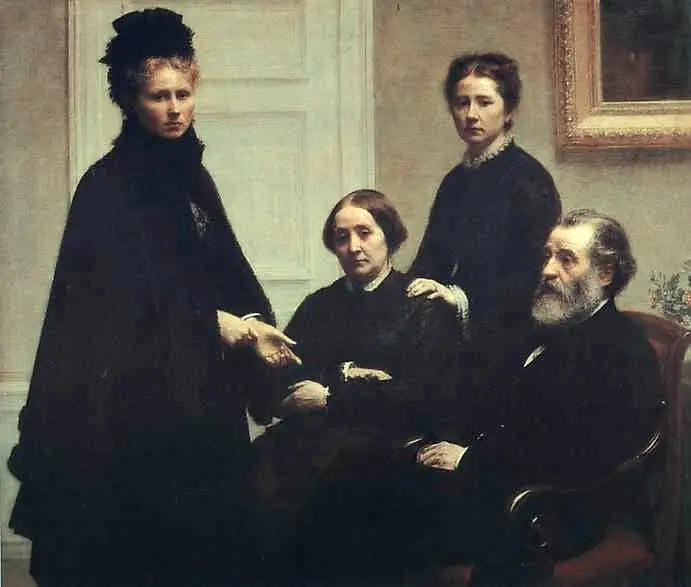 La Famille Dubourg - Henri Fantin-Latour image 1 reproduction artisanale de tableau