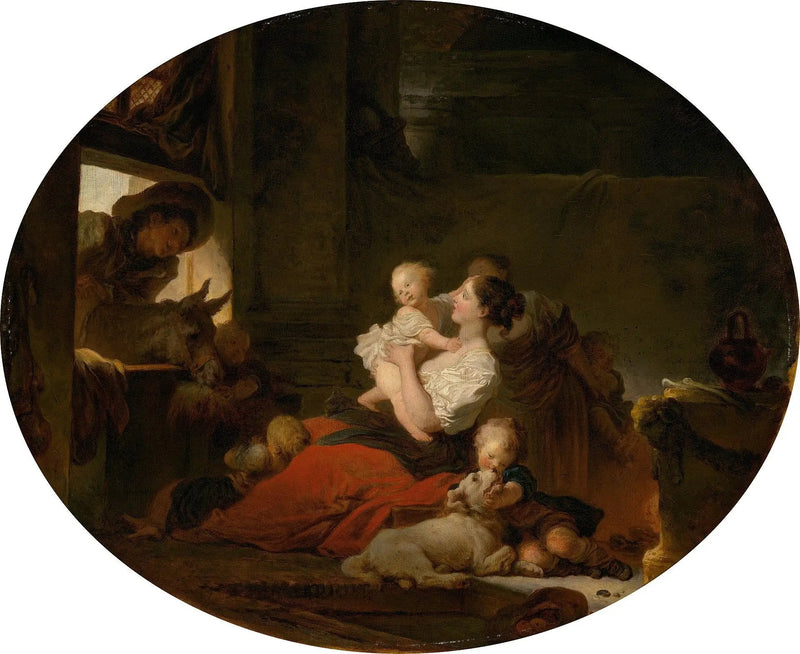 La famiglia felice - Jean-Honoré Fragonard