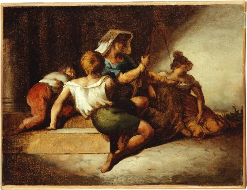 La famiglia italiana - Théodore Géricault