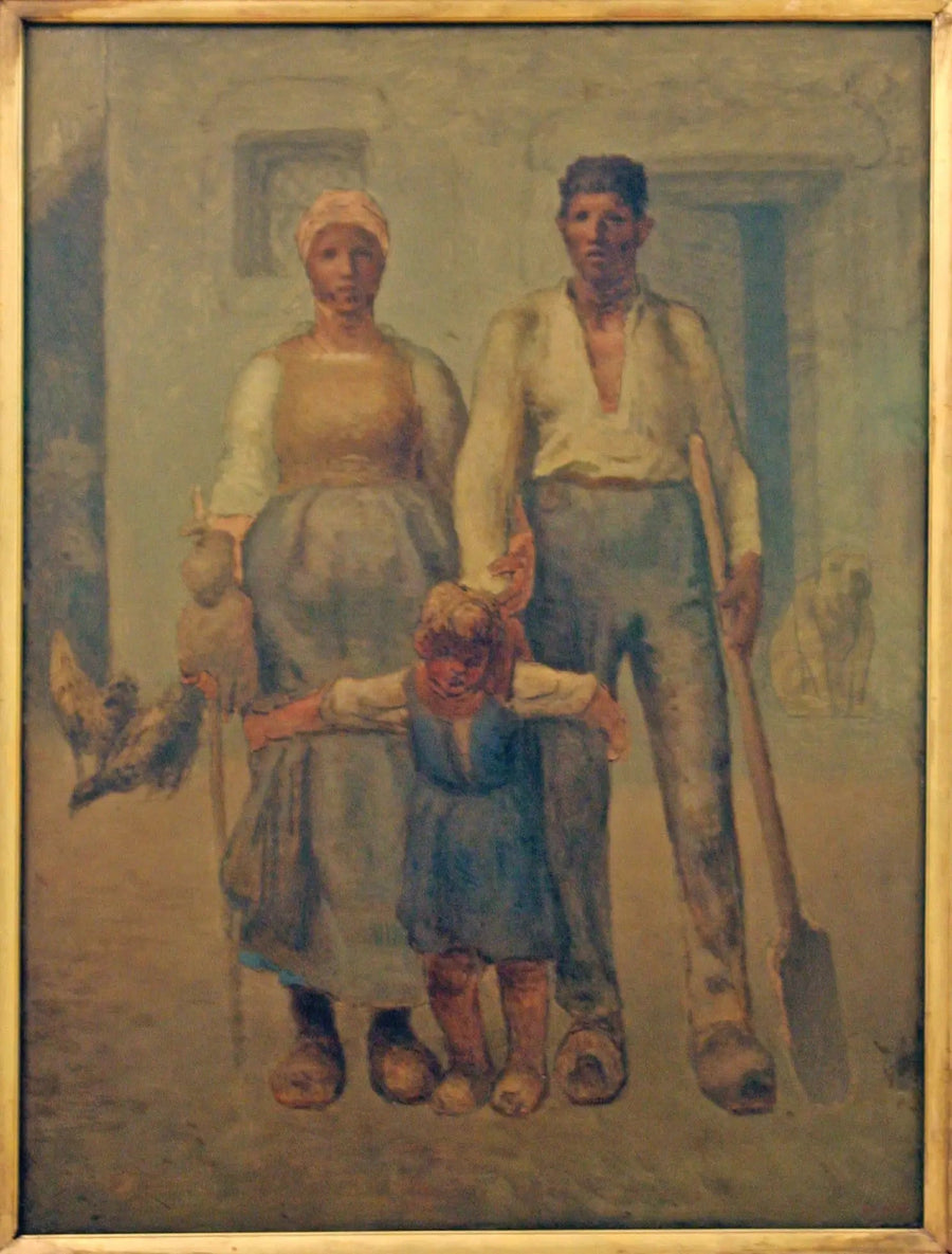 La famiglia contadina - Jean-François Millet