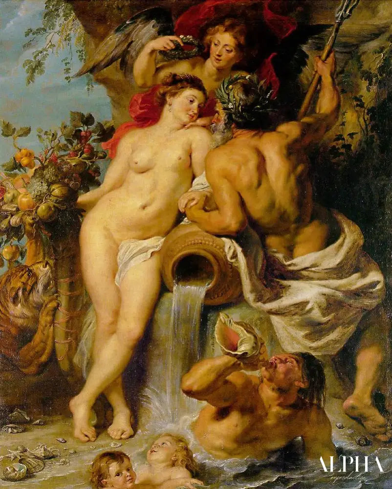 La fédération de la terre et de l'eau - Peter Paul Rubens - Reproductions de tableaux et peintures haut de gamme