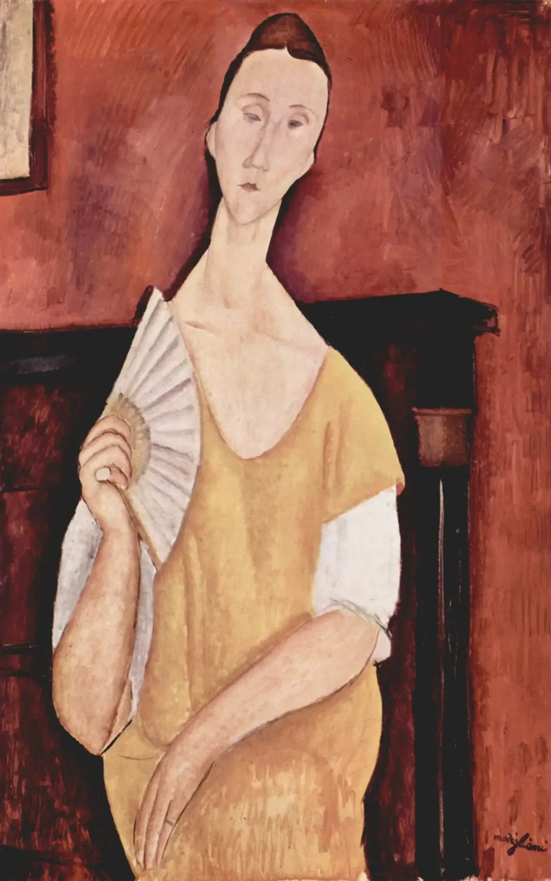 La Donna con il Ventaglio - Amedeo Modigliani