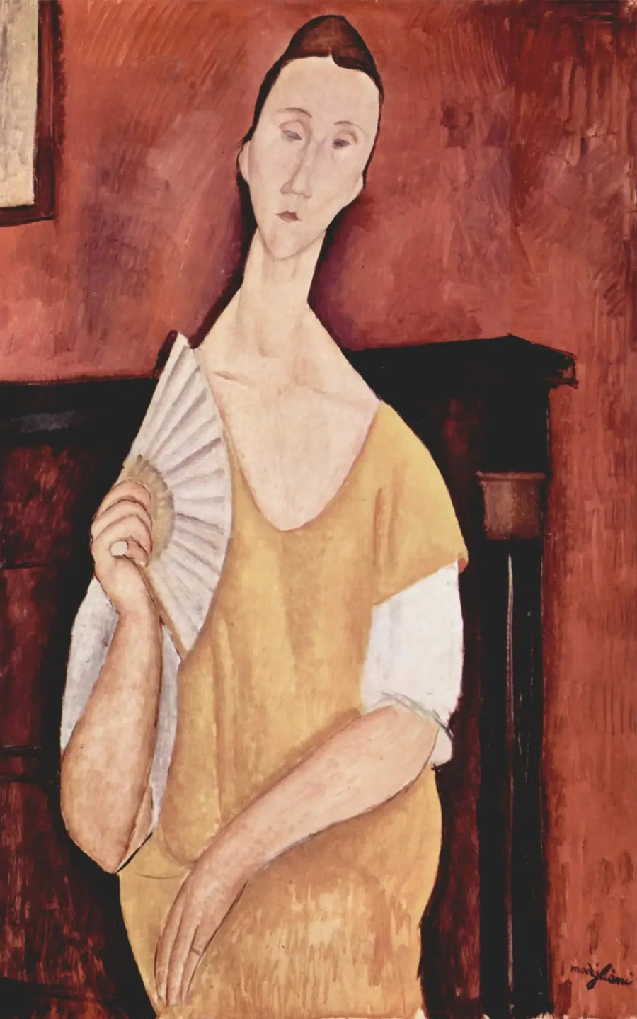 La Donna con il Ventaglio - Amedeo Modigliani