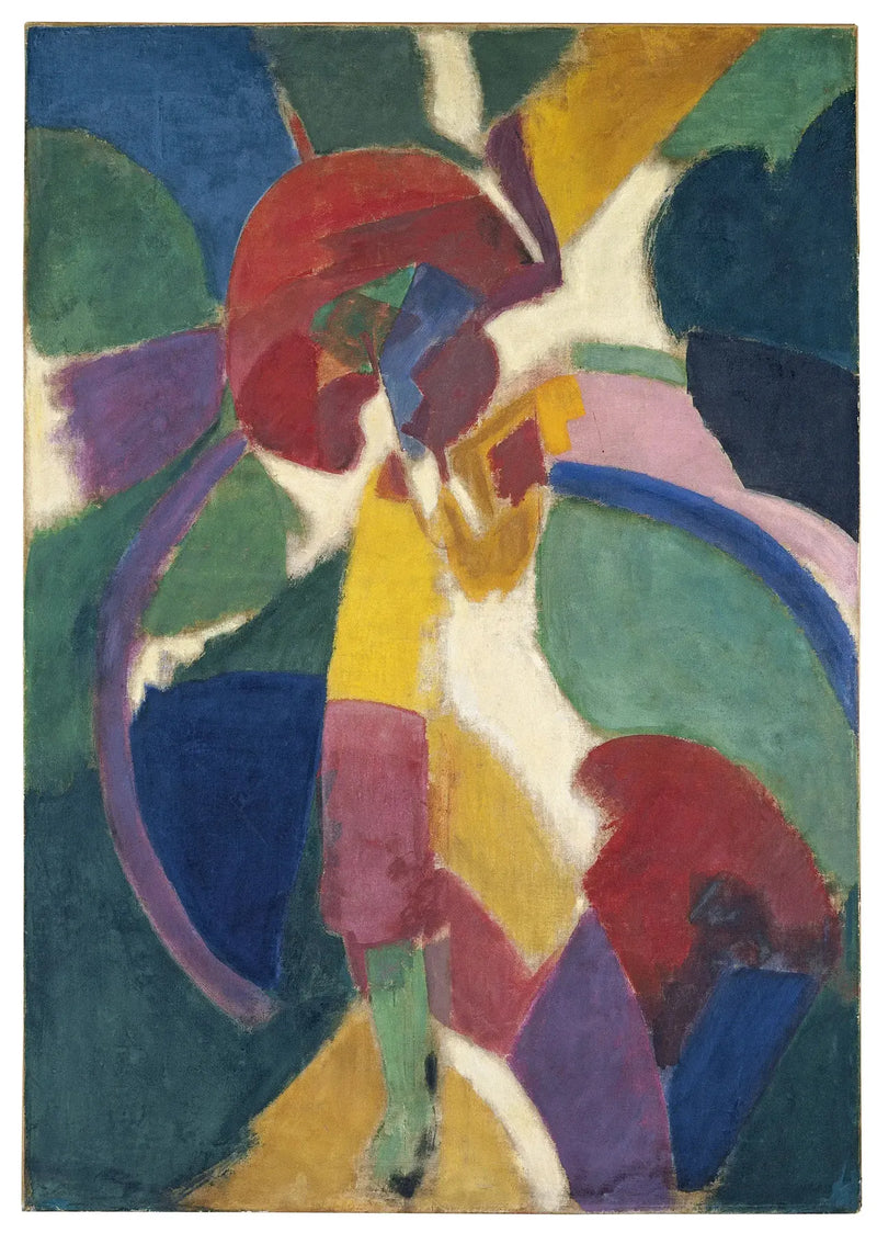 La donna con l'ombrello - Robert Delaunay