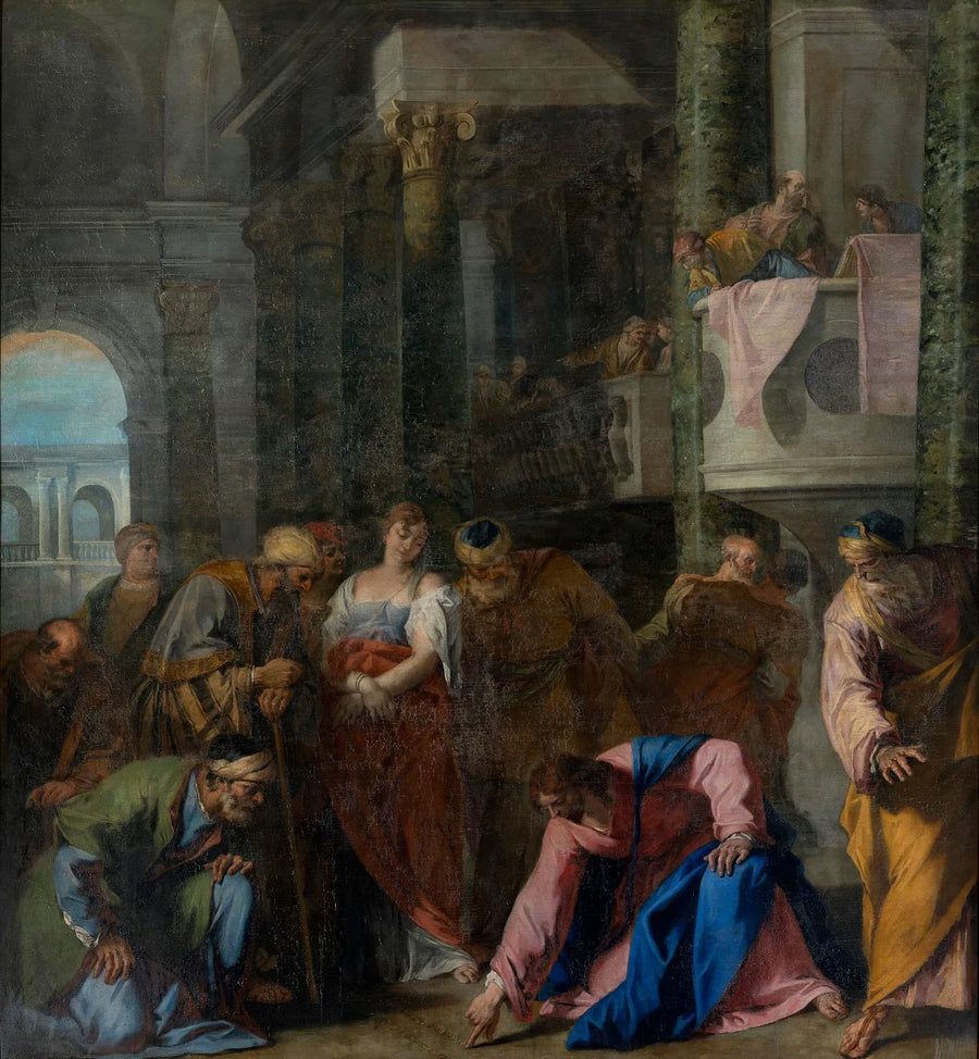 La donna adultera - Sebastiano Ricci