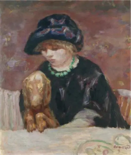La donna con il bassotto - Pierre Bonnard
