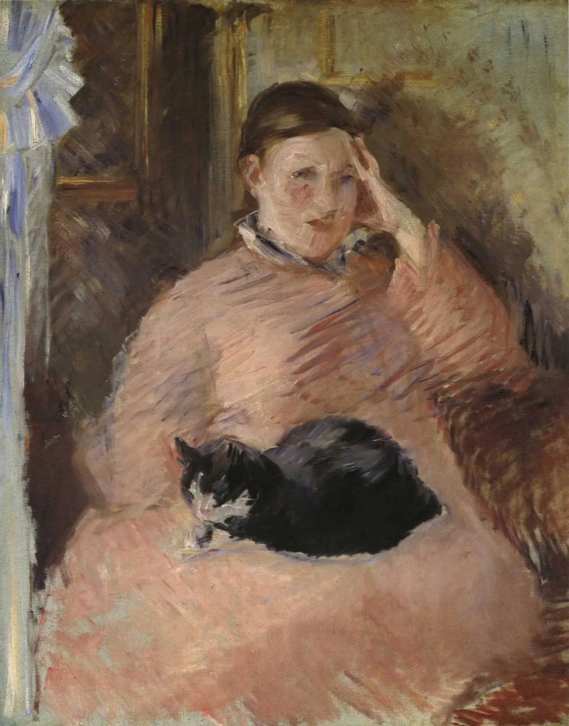 La Donna con il gatto - Édouard Manet